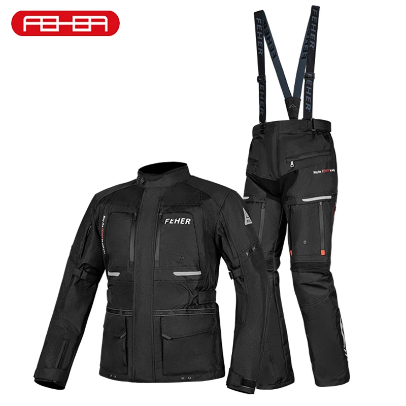 FEHER Motorcycle Jacket Man Four Seasons Three-layer Motorcycle Suits Windproof Waterproof Professional Motorcycle Rally Suits
FEHER Motorcycle Jacket Man Four Seasons Three-layer Motorcycle Suits Windproof Waterproof Professional Motorcycle Rally Suits