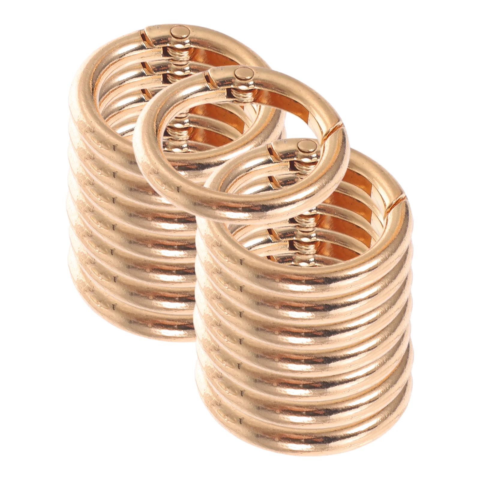 15 Pcs Round Key Ring Buckle Mini Tongs for Serving Keychain Clip Rings Snap Large Split
15 Pcs Round Key Ring Buckle Mini Tongs for Serving Keychain Clip Rings Snap Large Split
