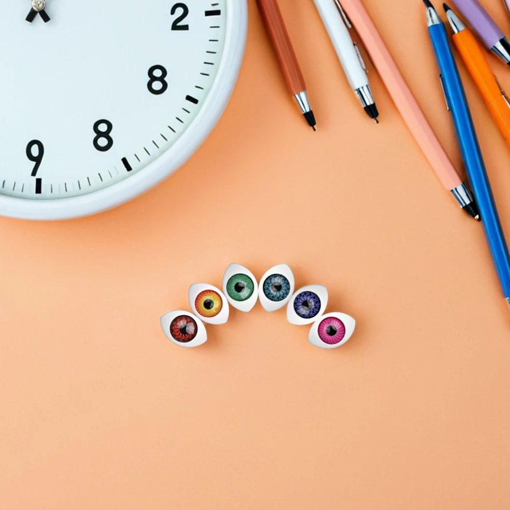 100 Pcs Hemisphere Eyeball Craft Eyes Resin Oval Fake Eyeballs for Toys DIY Accessories 12x16mm Durable Cartoon Design 
100 Pcs Hemisphere Eyeball Craft Eyes Resin Oval Fake Eyeballs for Toys DIY Accessories 12x16mm Durable Cartoon Design