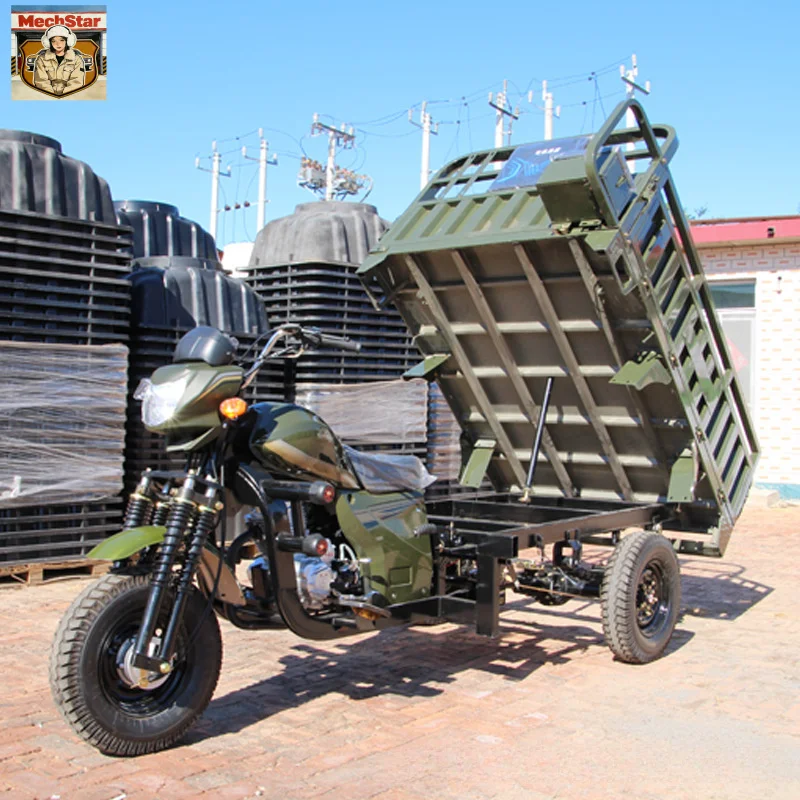 Трехколесный мотоцикл для перевозки грузов - Мощный, с водяным охлаждением двигателя, центральной осью и усиленной конструкцией
Трехколесный мотоцикл для перевозки грузов - Мощный, с водяным охлаждением двигателя, центральной осью и усиленной конструкцией