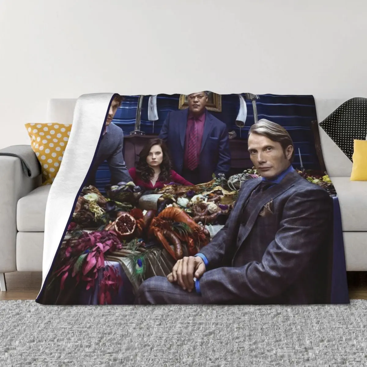 Hannibal NBC poster blue Throw Blanket Blankets For Bed Soft Plush Plaid Bed Thins Blankets
Hannibal NBC poster blue Throw Blanket Blankets For Bed Soft Plush Plaid Bed Thins Blankets