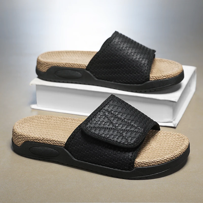 Handmade Men's Summer Casual Sport Thong Slippers Indoor Outdoor Wear-Resistant Slip-On Shoes Comfortable EVA Sole Thick Heel
Handmade Men's Summer Casual Sport Thong Slippers Indoor Outdoor Wear-Resistant Slip-On Shoes Comfortable EVA Sole Thick Heel
