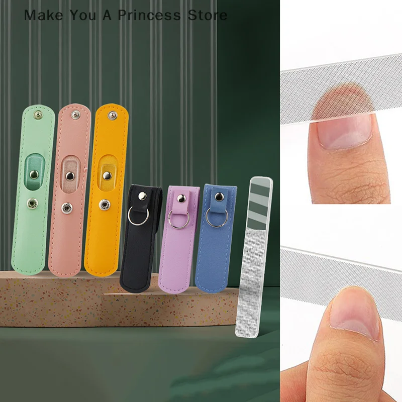 Nano Glass Nail Files Professional Sanding Polishing File Clear Nail File Grinding Equipment Manicure Art Tool With Leather Case
Nano Glass Nail Files Professional Sanding Polishing File Clear Nail File Grinding Equipment Manicure Art Tool With Leather Case