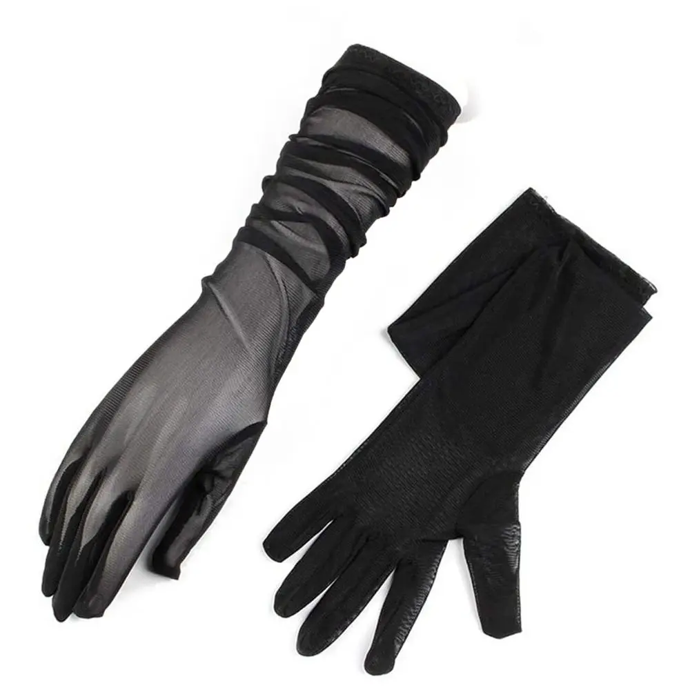 Dress Accessories Mesh Transparent Gloves Seamless Elasticity Summer Thin Gloves Sun Protection 55cm Driving Gloves Women
Dress Accessories Mesh Transparent Gloves Seamless Elasticity Summer Thin Gloves Sun Protection 55cm Driving Gloves Women