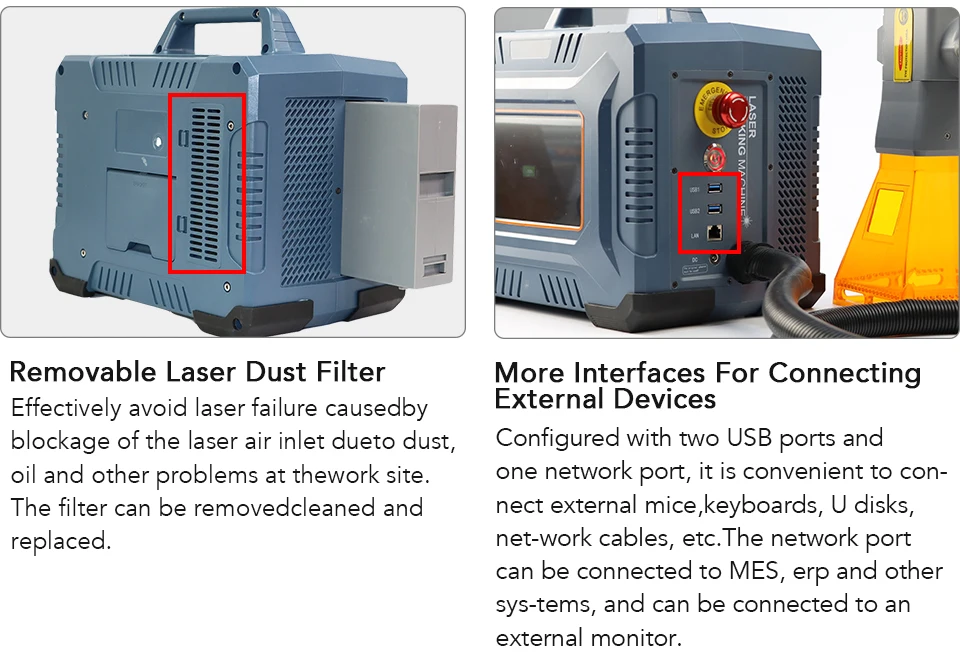 50*50 мм или 100*100 мм рабочая зона Ручной портативный гравировальный станок для волоконной лазерной маркировки
50*50 мм или 100*100 мм рабочая зона Ручной портативный гравировальный станок для волоконной лазерной маркировки