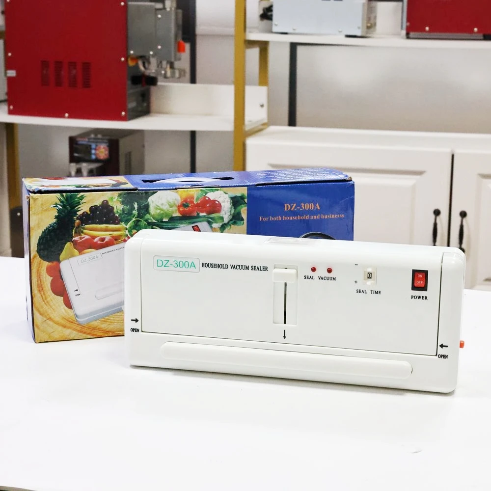 DZ-300A Vacuum Sealer Machine Plastic Bag Sealer Degasser Vacuum Bags Sealing Machine Kitchen Fruit Degasser Home Appliance
DZ-300A Vacuum Sealer Machine Plastic Bag Sealer Degasser Vacuum Bags Sealing Machine Kitchen Fruit Degasser Home Appliance