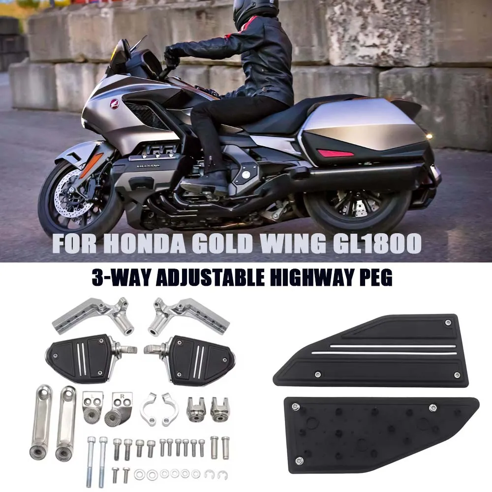Защитная планка двигателя мотоцикла, педаль круиза Gold Wing GL1800 для Honda Gold Wing GL1800, аксессуары, 3-сторонний регулируемый шоссейный Peg Mou
Защитная планка двигателя мотоцикла, педаль круиза Gold Wing GL1800 для Honda Gold Wing GL1800, аксессуары, 3-сторонний регулируемый шоссейный Peg Mou