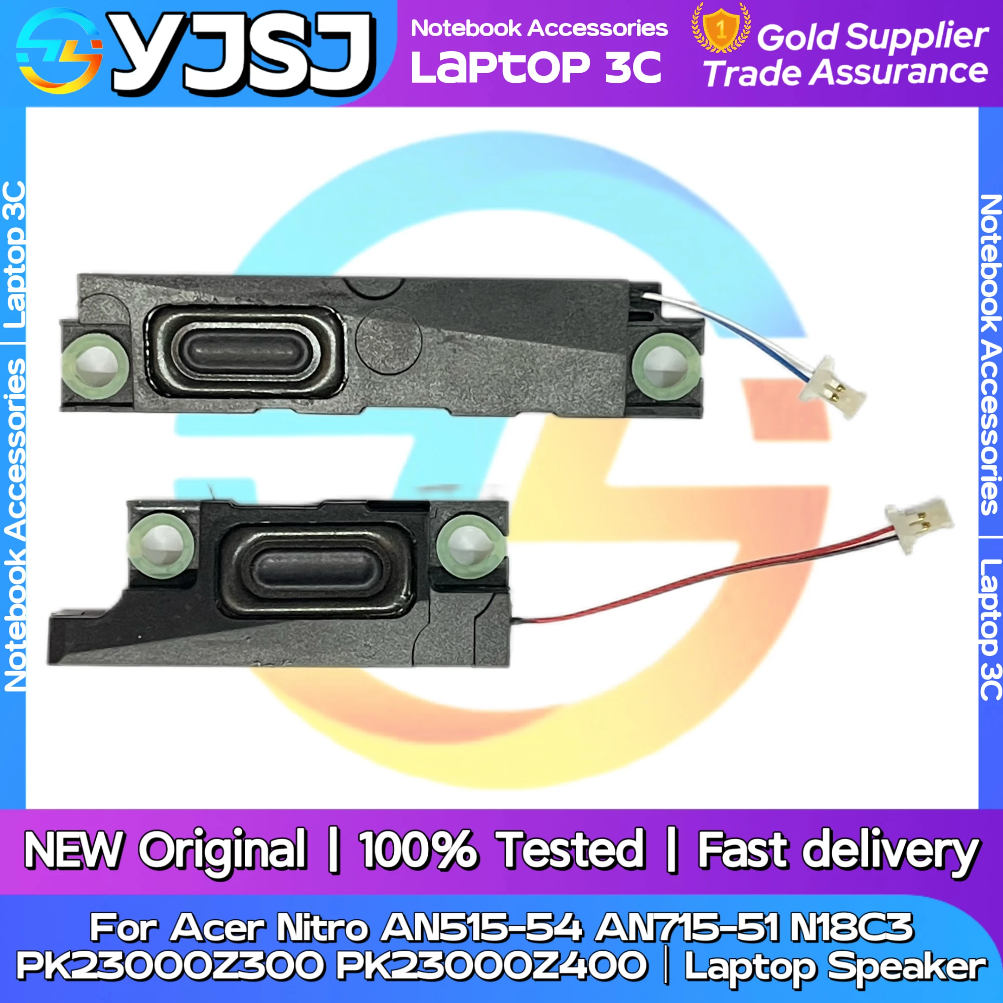 New Original Laptop Notebook Speaker For Acer Nitro AN515-54 AN715-51 N18C3 built-in speaker horn audio PK23000Z300 PK23000Z400
New Original Laptop Notebook Speaker For Acer Nitro AN515-54 AN715-51 N18C3 built-in speaker horn audio PK23000Z300 PK23000Z400