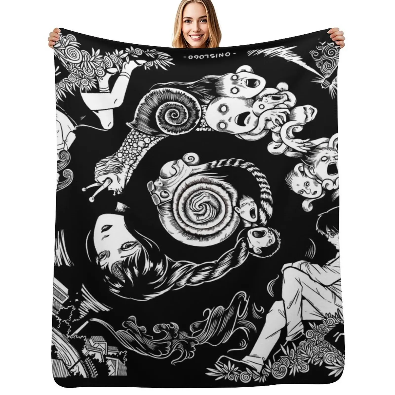 Spiral Into Horror - Uzumaki Throw Blanket Camping Blankets Sofas Of Decoration Blankets
Spiral Into Horror - Uzumaki Throw Blanket Camping Blankets Sofas Of Decoration Blankets