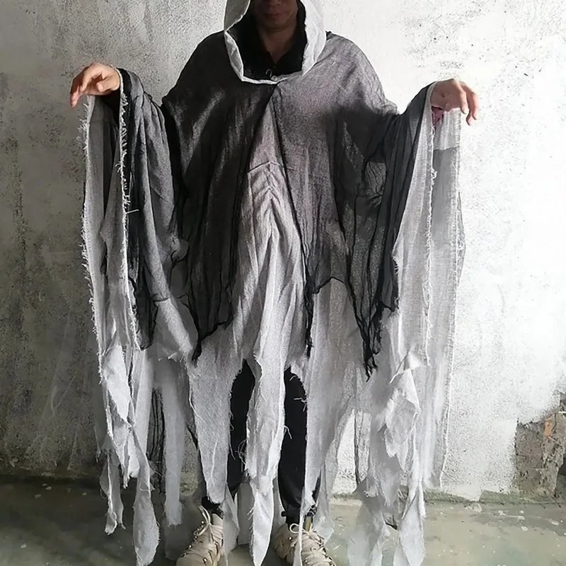 Unisex Halloween Ghost Dementors Cosplay Costume Gothic Horror Zombie Tattered Hooded Capes Day Of The Dead Party Props Cloaks
Unisex Halloween Ghost Dementors Cosplay Costume Gothic Horror Zombie Tattered Hooded Capes Day Of The Dead Party Props Cloaks