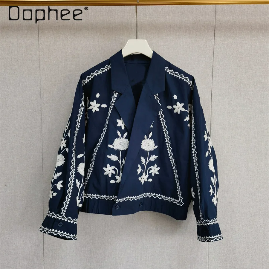 Spring Summer New French Temperament Retro Printed Jacket Women High Sense Heavy Industry Embroidered Silhouette Short Jackets
Spring Summer New French Temperament Retro Printed Jacket Women High Sense Heavy Industry Embroidered Silhouette Short Jackets