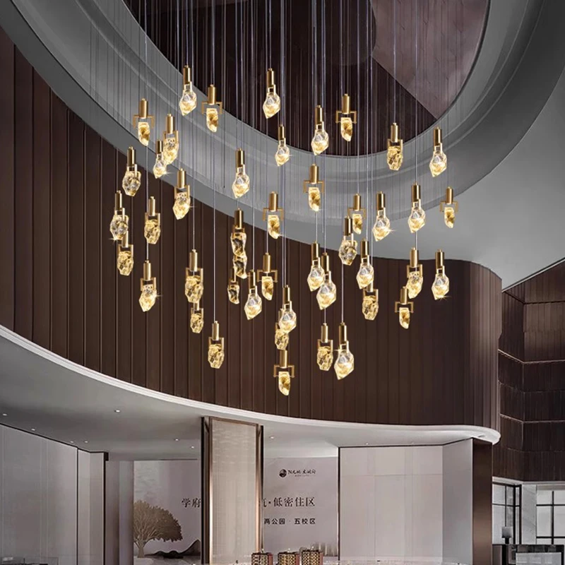 Modern home decoration crystal chandelier, stair Pendant lamp, living room Pendant lights, interior lighting
Modern home decoration crystal chandelier, stair Pendant lamp, living room Pendant lights, interior lighting