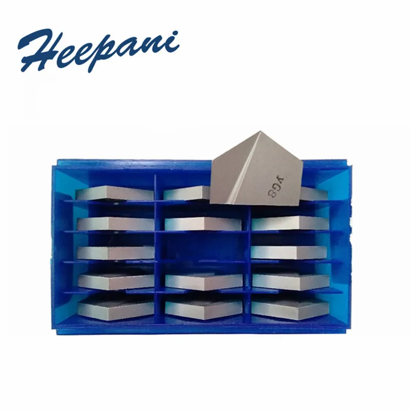 200PCS YG6 YG8 E105 E106 E107 E108 E109 E110 CNC Carbide Welding Inserts Brazed blade Cutting Tool Carbide Tips For Twist Drill
200PCS YG6 YG8 E105 E106 E107 E108 E109 E110 CNC Carbide Welding Inserts Brazed blade Cutting Tool Carbide Tips For Twist Drill