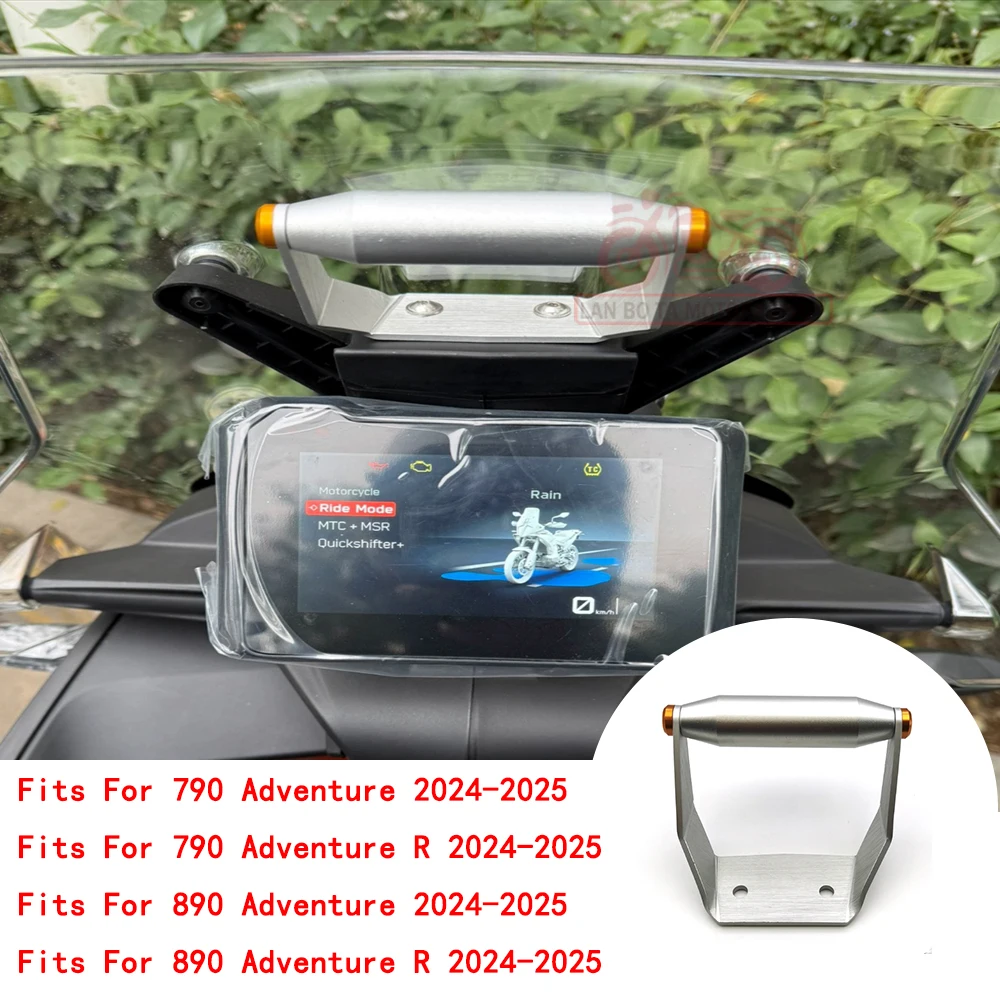 890Adv Motorcycle Accessories GPS Smartphone Mount Phone Navigation Bracket Holder For 790 ADV 890Adventure R / S 2024-2025
890Adv Motorcycle Accessories GPS Smartphone Mount Phone Navigation Bracket Holder For 790 ADV 890Adventure R / S 2024-2025