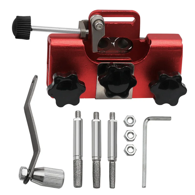 1 Set Hand Grinder Handheld Portable Chain Clamp Grinding Blade Detachable Chain Red Black Gold Three Grinding Heads
1 Set Hand Grinder Handheld Portable Chain Clamp Grinding Blade Detachable Chain Red Black Gold Three Grinding Heads