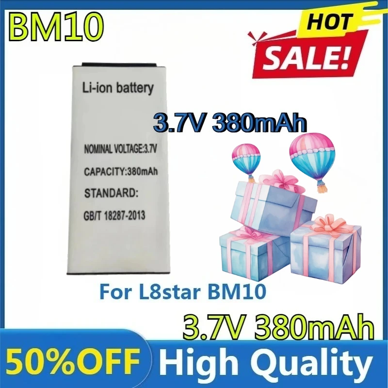 New High Quality for L8star BM10 New High Quality Replaceable 380mAh Battery
New High Quality for L8star BM10 New High Quality Replaceable 380mAh Battery