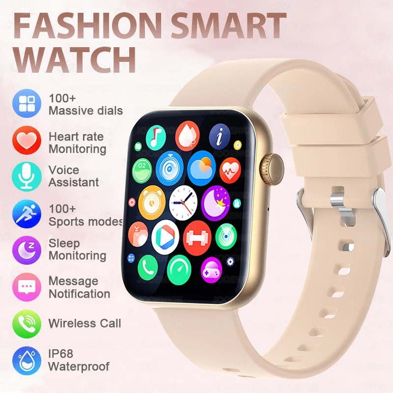 2025 New Smartwatch Women Bluetooth Call IP68 Waterproof Heart Rate Health Sports Fitness Music Smart Watch Men For IOS Android
2025 New Smartwatch Women Bluetooth Call IP68 Waterproof Heart Rate Health Sports Fitness Music Smart Watch Men For IOS Android