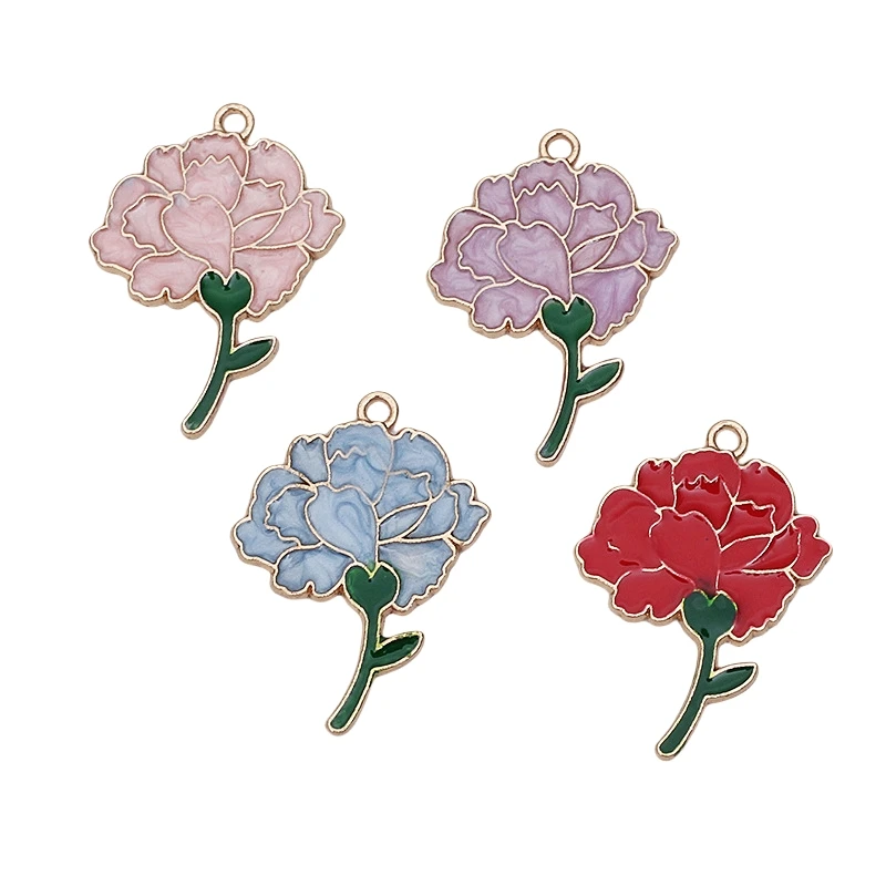 BoYuTe (50 Pieces/Lot) 22*30mm Enamel Red Blue Rose Pendant Charms Alloy Material Handmade Diy Jewelry Accessories Wholesale
BoYuTe (50 Pieces/Lot) 22*30mm Enamel Red Blue Rose Pendant Charms Alloy Material Handmade Diy Jewelry Accessories Wholesale