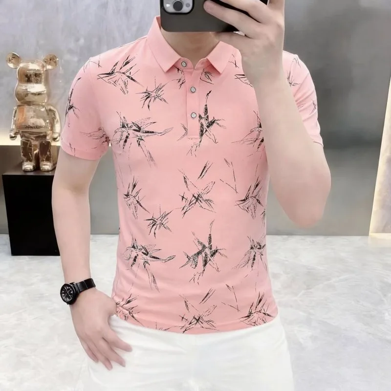 Internet Popular Men Summer Turn Down Collar Slim Fit Polo Short Sleeve Casual Daily Tops
Internet Popular Men Summer Turn Down Collar Slim Fit Polo Short Sleeve Casual Daily Tops