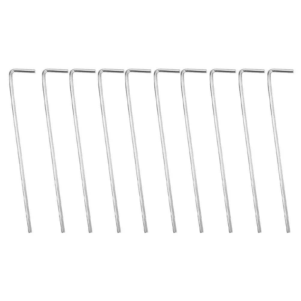 32pcs Tent Pegs Heavy Duty Camping Stakes Windproof Ground Nails L Shape Iron Material Outdoor Canopy Fixing Accessories
32pcs Tent Pegs Heavy Duty Camping Stakes Windproof Ground Nails L Shape Iron Material Outdoor Canopy Fixing Accessories