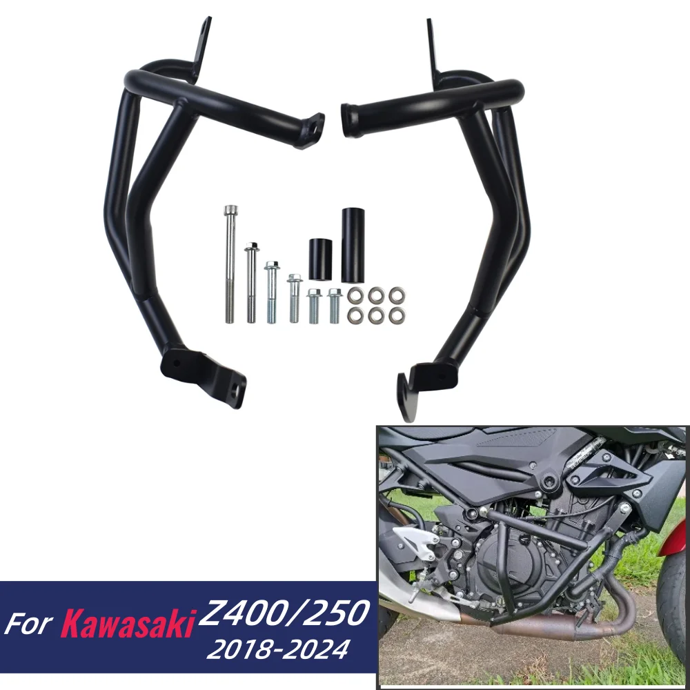Z250 Z400 Crash Bars Engine Guard Frame Bumper For Kawasaki Z 400 250 2018-2024 Motorcycle Highway Fall Protection Accessories
Z250 Z400 Crash Bars Engine Guard Frame Bumper For Kawasaki Z 400 250 2018-2024 Motorcycle Highway Fall Protection Accessories