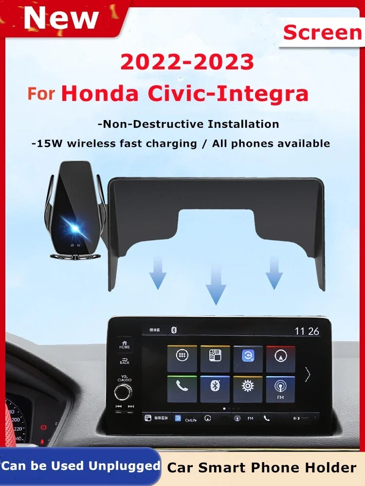 2022 2023 For Honda Civic 11th Gen Car Screen Phone Holder Wireless Charger Navigation Modification Interior 10.2 Inch Size
2022 2023 For Honda Civic 11th Gen Car Screen Phone Holder Wireless Charger Navigation Modification Interior 10.2 Inch Size