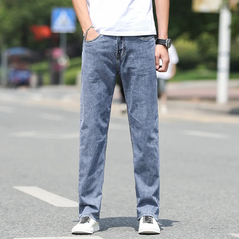 Jeans men's straight tube loose Japanese autumn winter 2022 men's casual long pants Korean version of large size stretch men's w
Jeans men's straight tube loose Japanese autumn winter 2022 men's casual long pants Korean version of large size stretch men's w