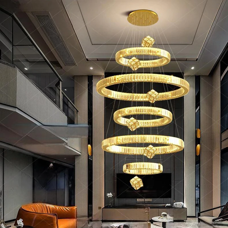 Luxury Home Interior Crystal Lighting Staircase Pendant Living Room Light Crystal Pendant Ceiling Light
Luxury Home Interior Crystal Lighting Staircase Pendant Living Room Light Crystal Pendant Ceiling Light