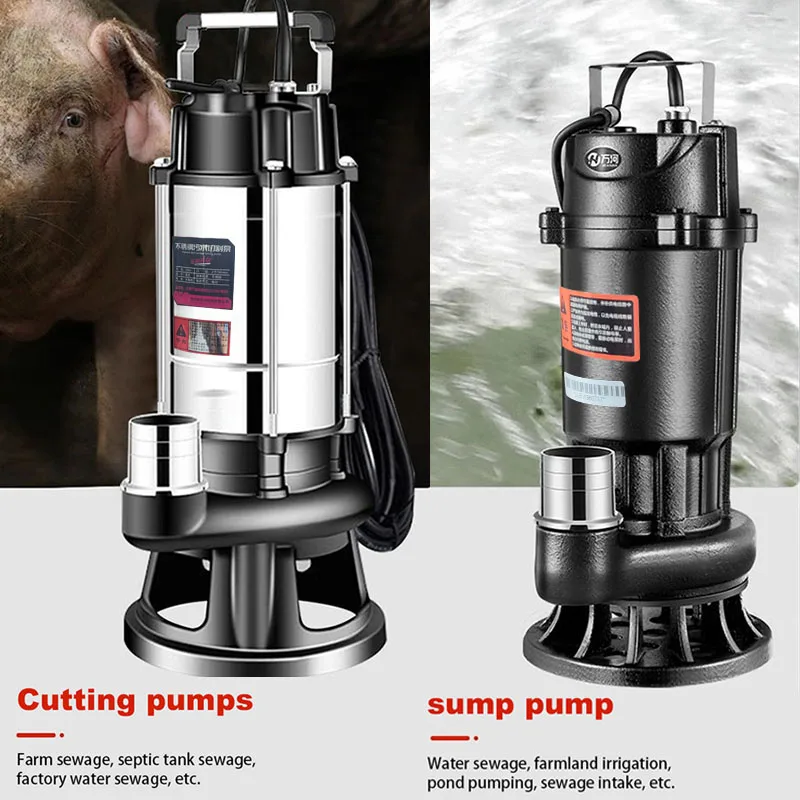 Cutting Pumps Submersible Pump Sewage Pump Household Pumping High Head Agricultural Irrigation Pumping Pump Small Sump Pumps
Cutting Pumps Submersible Pump Sewage Pump Household Pumping High Head Agricultural Irrigation Pumping Pump Small Sump Pumps