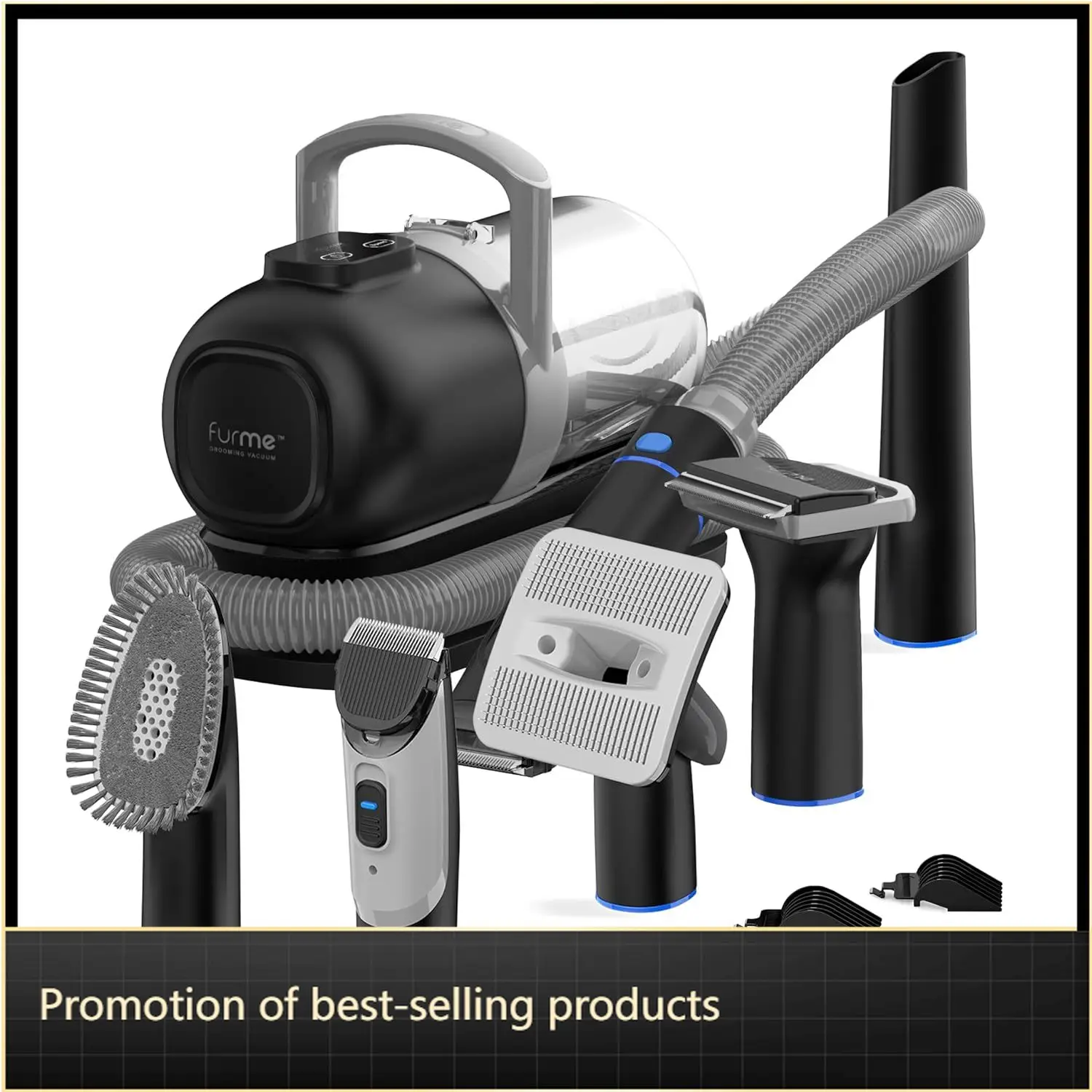 Original Pet Grooming Vacuum Kit - Cat & Dog Grooming Kit for Easy Pet Care at Home, Quiet & Safe Dog Hair Remover Machine
Original Pet Grooming Vacuum Kit - Cat & Dog Grooming Kit for Easy Pet Care at Home, Quiet & Safe Dog Hair Remover Machine