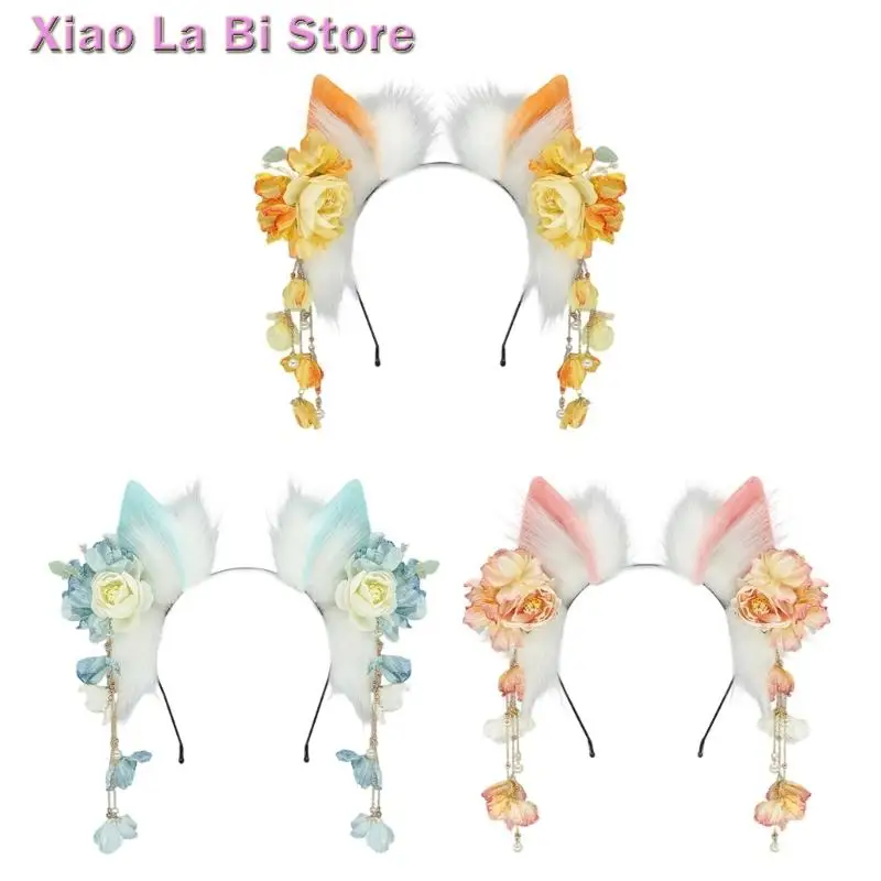 XXFD Elastic Animal Ear Hair Accessory For Anime Dress Styling Soft Plush Design Cultural Festival Outfit Enhancer
XXFD Elastic Animal Ear Hair Accessory For Anime Dress Styling Soft Plush Design Cultural Festival Outfit Enhancer