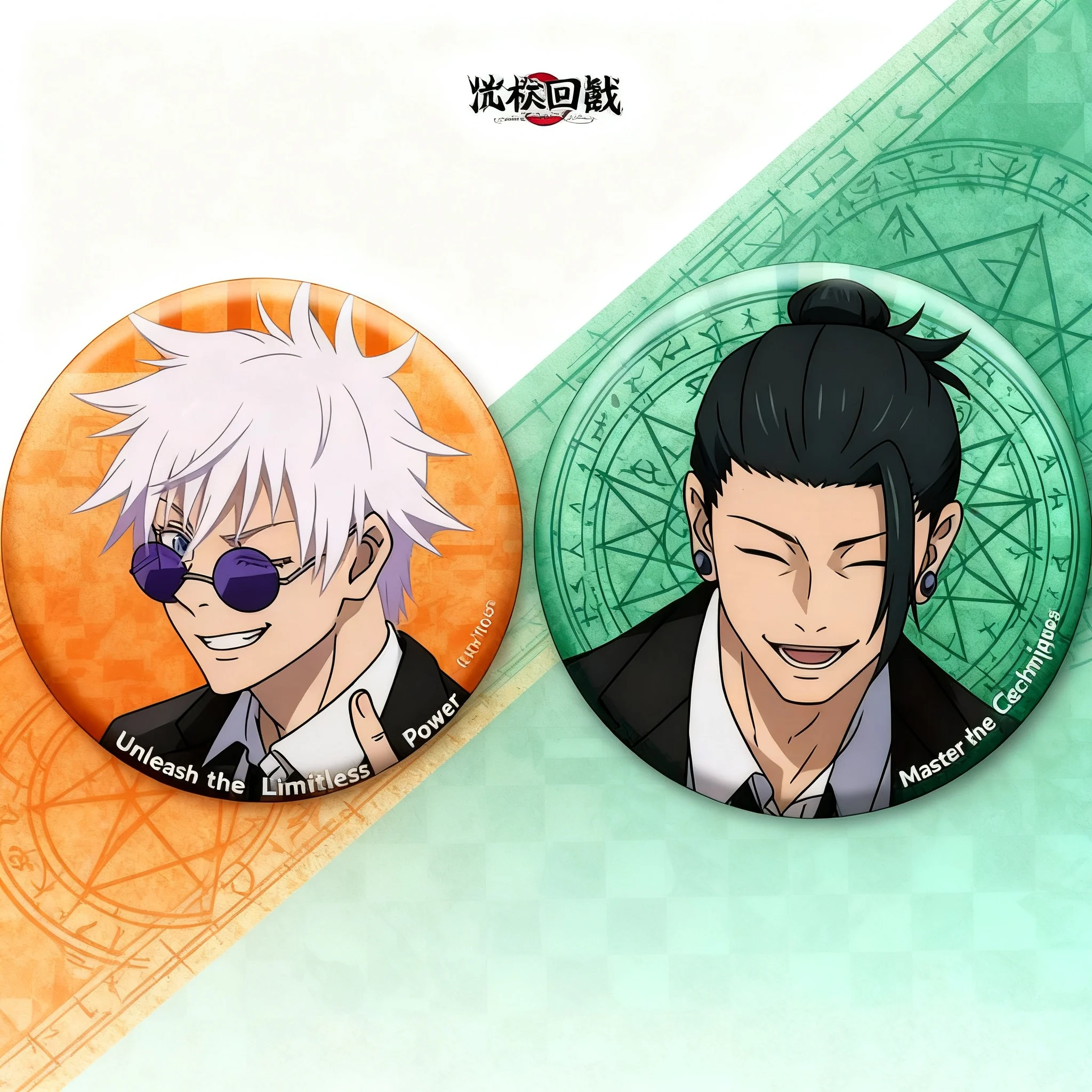 Jujutsu Kaisen Badge Yuta Satoru Gojo Geto Suguru Brooch Pin Enamel Metal Anime Merch
Jujutsu Kaisen Badge Yuta Satoru Gojo Geto Suguru Brooch Pin Enamel Metal Anime Merch
