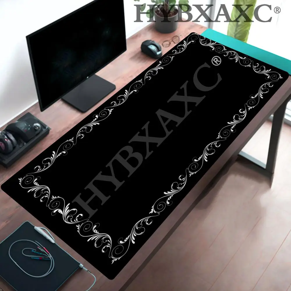 HYBXAXC Floral Pattern Black Mouse Pad Large Computer Office Game Table Mat Rubber Stitched Keyboard Mats Long Desk Pads
HYBXAXC Floral Pattern Black Mouse Pad Large Computer Office Game Table Mat Rubber Stitched Keyboard Mats Long Desk Pads