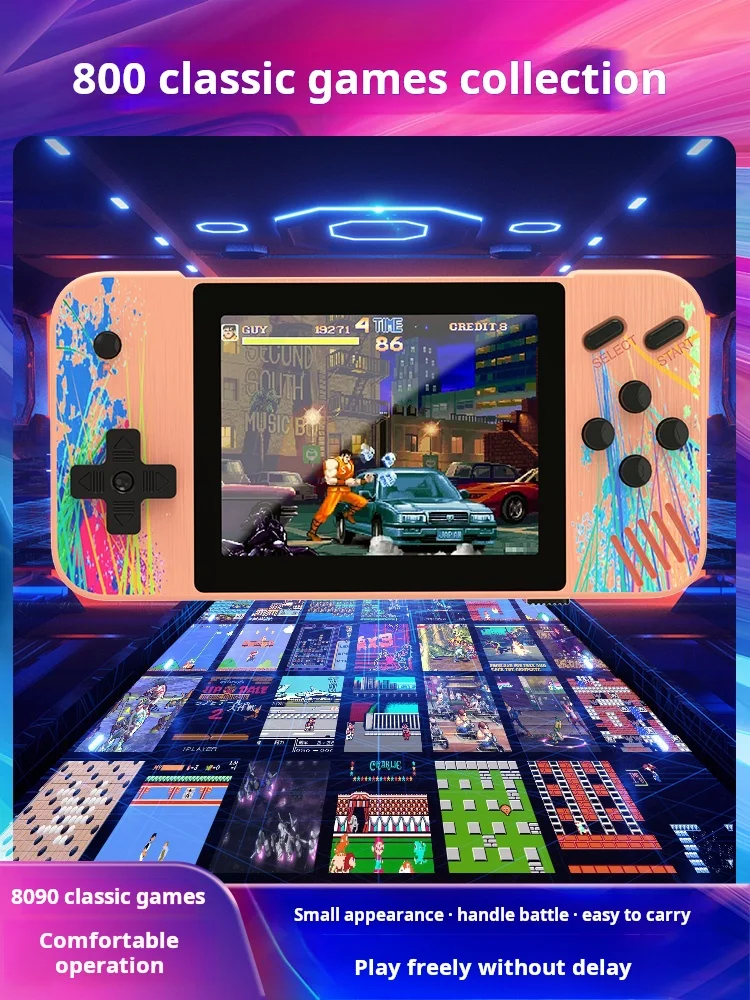 G3 Портативные игровые плееры Ретро Портативная игровая консоль 3,5-дюймовый ЖК-экран AV-выход 800 игр 1200 мАч Подарок для детей и взрослых
G3 Портативные игровые плееры Ретро Портативная игровая консоль 3,5-дюймовый ЖК-экран AV-выход 800 игр 1200 мАч Подарок для детей и взрослых