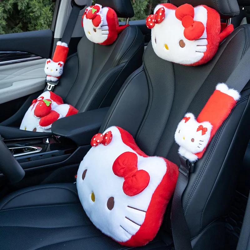 Hello Kitty Car Neck Pillow Cushion Soft Car Headrest Waist Pillow Safety Seat Belt Shoulder Pad for Girls Gift
Hello Kitty Car Neck Pillow Cushion Soft Car Headrest Waist Pillow Safety Seat Belt Shoulder Pad for Girls Gift