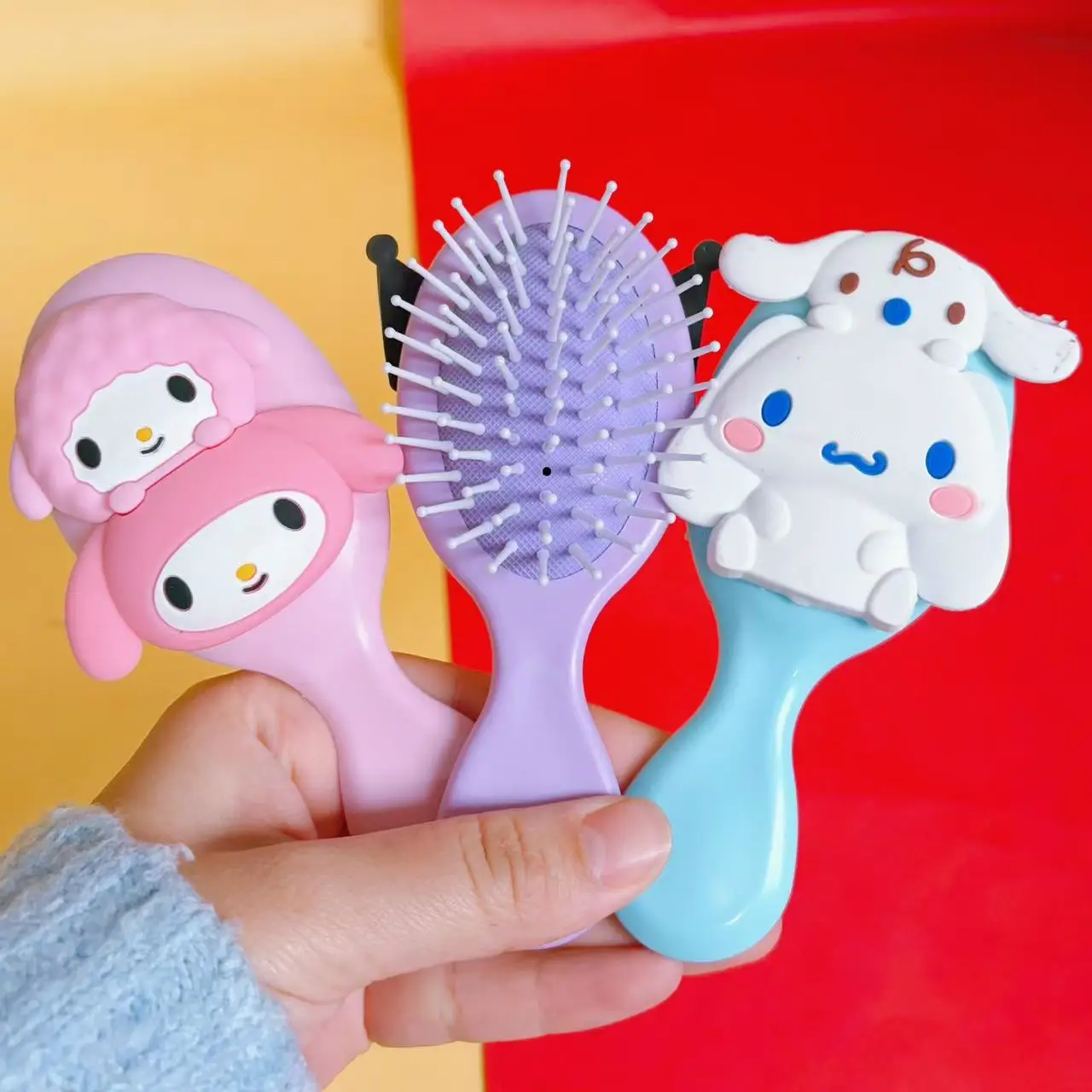 New model Hello Kitty Kuromi Air Cushion Comb Cinnamoroll Melody Anime Hair Brush Women Massage Barber Accessories Birthday Gif
New model Hello Kitty Kuromi Air Cushion Comb Cinnamoroll Melody Anime Hair Brush Women Massage Barber Accessories Birthday Gif