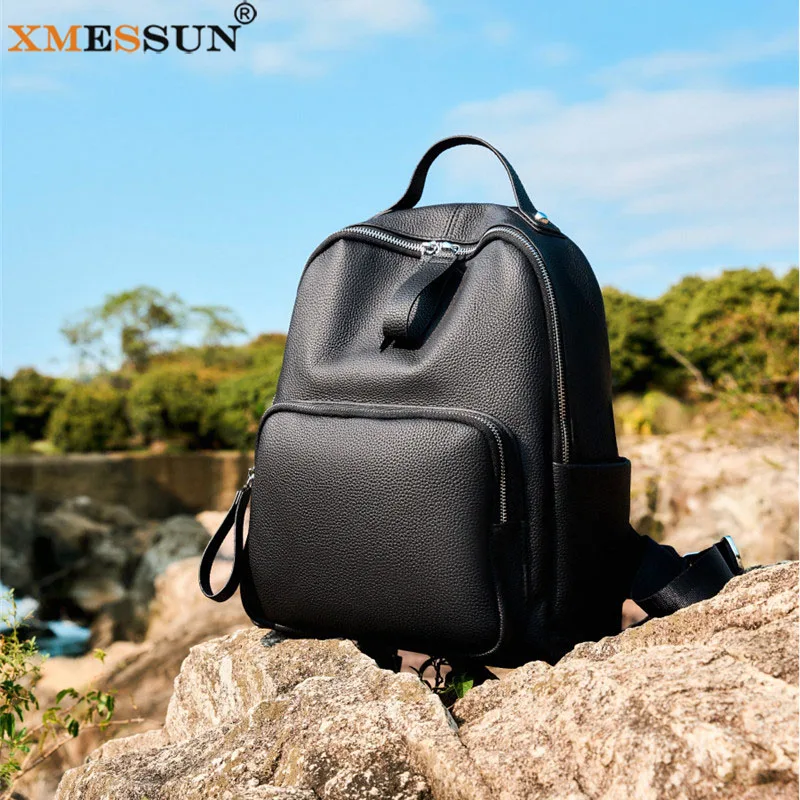 XMESSUN Women New Soft Leather Backpack Fashion Brand Europe and America Design High Quality Ladies Travel Shoulder Bag A646
XMESSUN Women New Soft Leather Backpack Fashion Brand Europe and America Design High Quality Ladies Travel Shoulder Bag A646