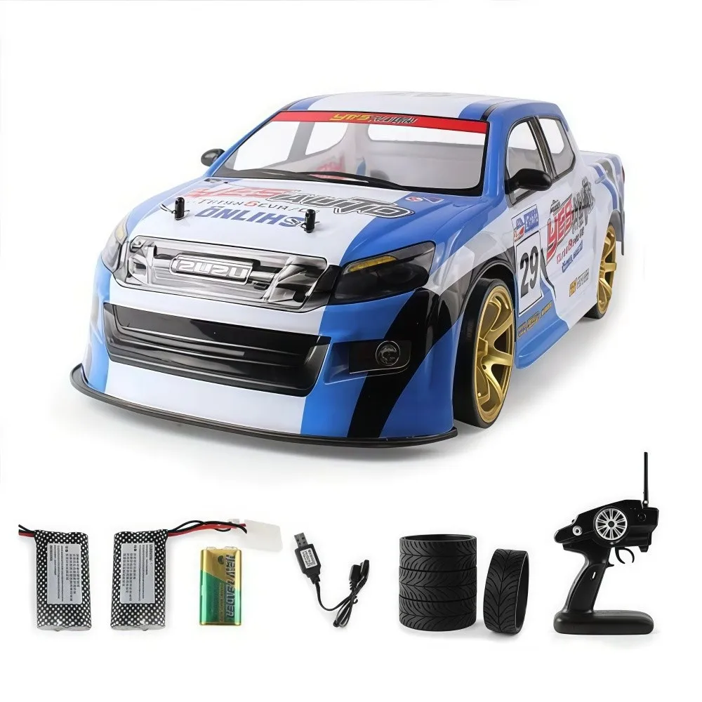 High-Speed RC Drift Cars 1:10 Remote Control Car 2.4G Drift Dual Battery Life 4WD Racing RC Car With lights 40-70 km/h
High-Speed RC Drift Cars 1:10 Remote Control Car 2.4G Drift Dual Battery Life 4WD Racing RC Car With lights 40-70 km/h