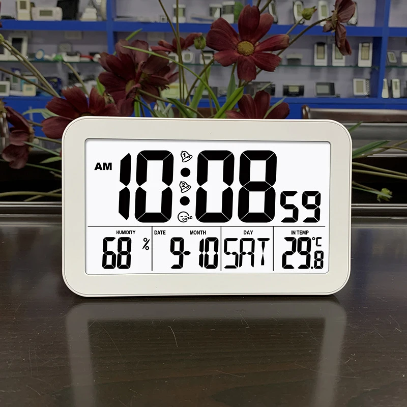 Digital Alarm Clock Multifunctional Home Office Decor Table Clock With Large LCD Display reloj despertador With Thermometer
Digital Alarm Clock Multifunctional Home Office Decor Table Clock With Large LCD Display reloj despertador With Thermometer