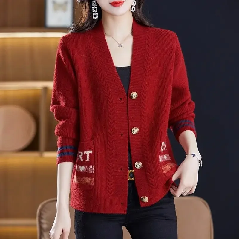 Knit Tops for Woman Graphic Red Women's Sweater Cardigan Y2k Fashion Korea Crochet Tricot Blouse New in Vintage Trend 2024 Warm
Knit Tops for Woman Graphic Red Women's Sweater Cardigan Y2k Fashion Korea Crochet Tricot Blouse New in Vintage Trend 2024 Warm