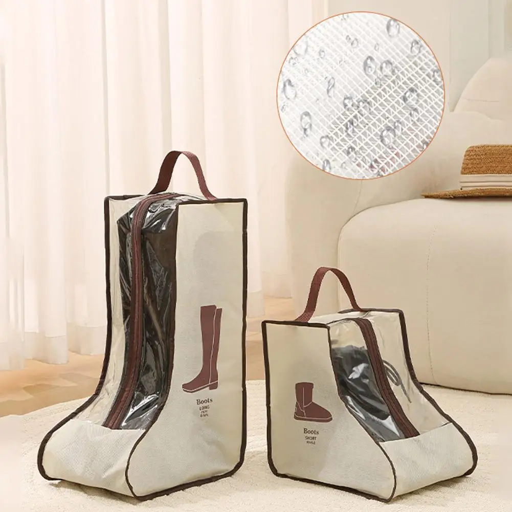 Large Capacity Boot Storage with Handle, Clear Waterproof Shoe Bags for Travel – Dust-Proof Drawstring Organizer for Suitcase
Large Capacity Boot Storage with Handle, Clear Waterproof Shoe Bags for Travel – Dust-Proof Drawstring Organizer for Suitcase