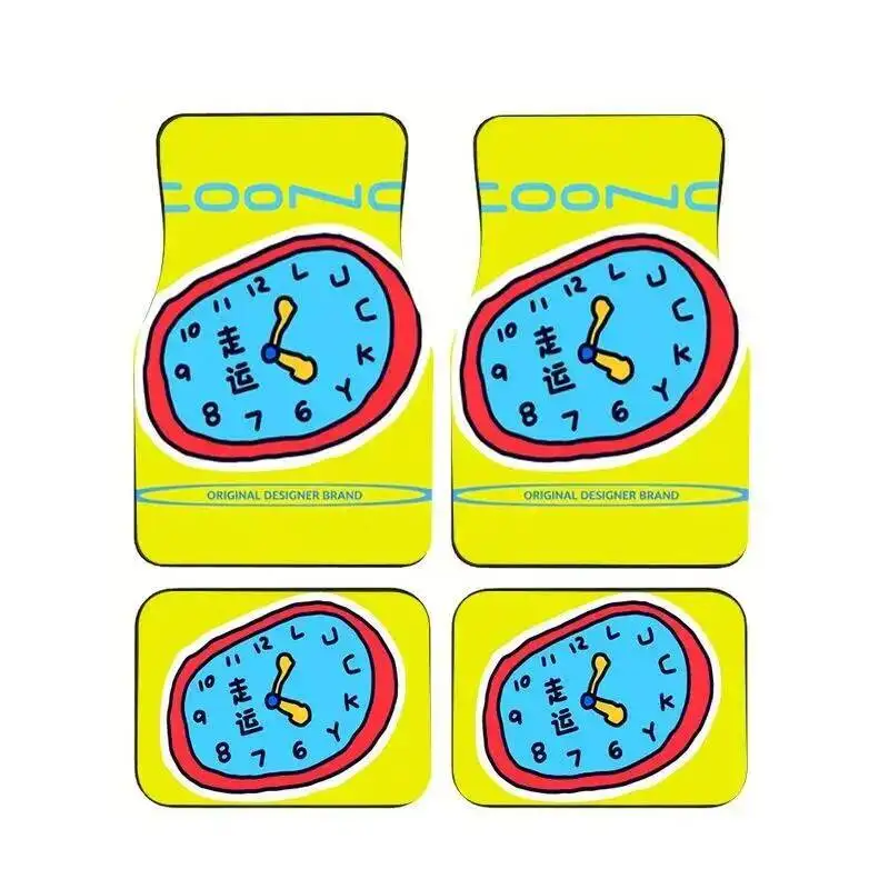4Pcs Lucky Clock Print Car Floor Mats Non-Slip Waterproof Universal Foot Pads For Car Protective Accessories Suit SUV Sedan
4Pcs Lucky Clock Print Car Floor Mats Non-Slip Waterproof Universal Foot Pads For Car Protective Accessories Suit SUV Sedan