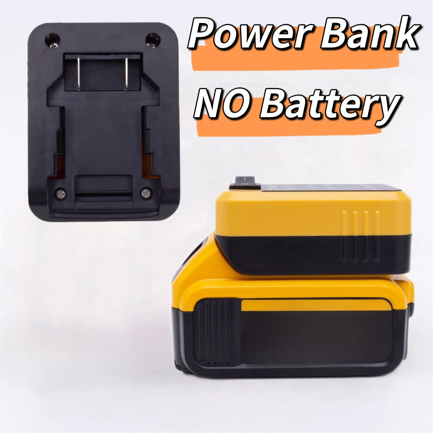 Fast Charging Interface Mobile Power For DeWalt 18/20V Li-ion Battery Type-C/USB Adapter Power Bank (Not A Battery Charger)
Fast Charging Interface Mobile Power For DeWalt 18/20V Li-ion Battery Type-C/USB Adapter Power Bank (Not A Battery Charger)