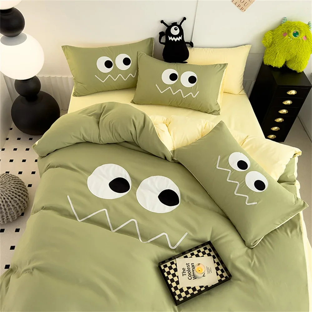 Cute Comforter Set Bedding Set Bed Single Double Duvet Cover Set Queen King Size Duvet Cover Quilt Cover Pillowcase Home Textile
Cute Comforter Set Bedding Set Bed Single Double Duvet Cover Set Queen King Size Duvet Cover Quilt Cover Pillowcase Home Textile