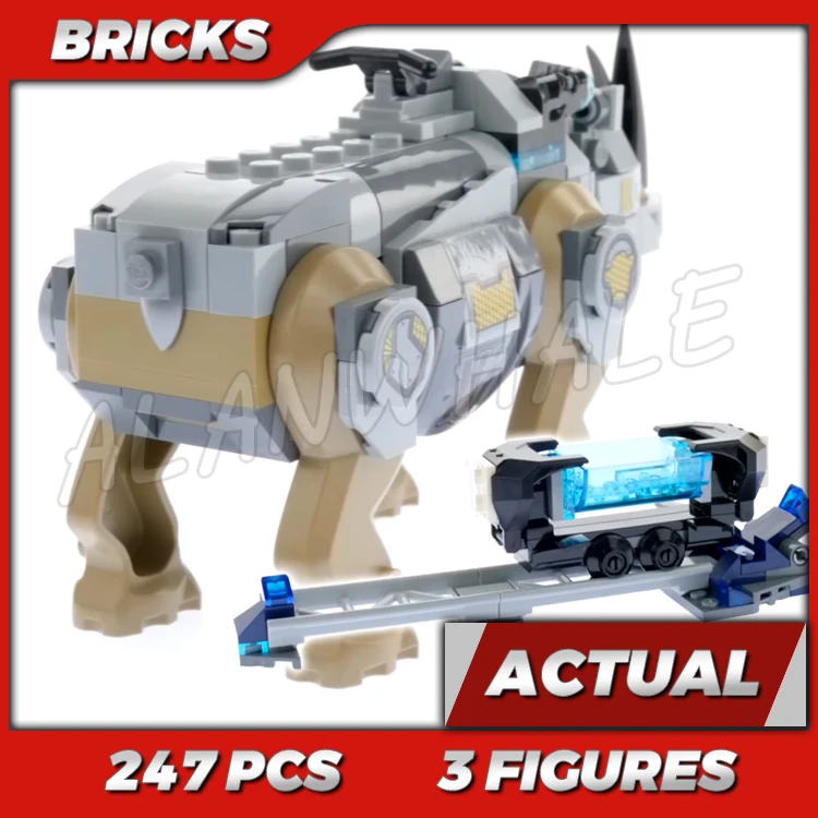 247pcs Super Fighter Revenger Panther Rhino Face-Off by the Mine Cart Rail Track 10836 Building Kits toy Compatible With Bricks
247pcs Super Fighter Revenger Panther Rhino Face-Off by the Mine Cart Rail Track 10836 Building Kits toy Compatible With Bricks