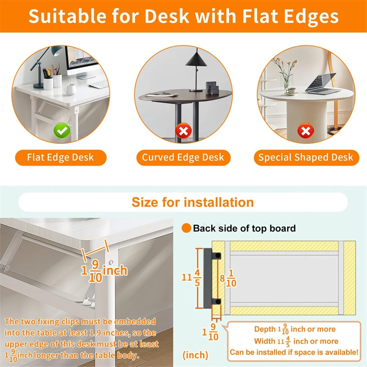 A08R Desk Side Storage Under Desk Storage, Steel Hanging Desk Organizer, Laptop Holder, with Pen Holder,Desk Storage Holder,A
A08R Desk Side Storage Under Desk Storage, Steel Hanging Desk Organizer, Laptop Holder, with Pen Holder,Desk Storage Holder,A