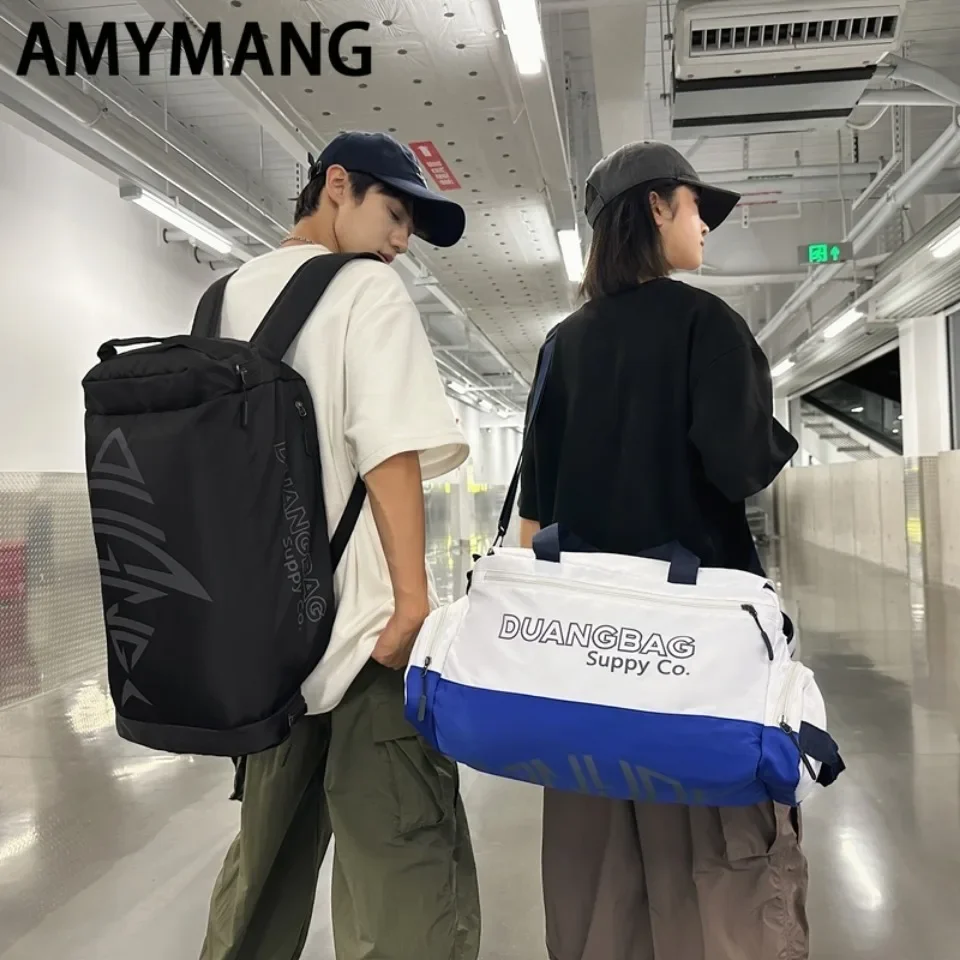 Amymang Waterproof Gym Sports Bags Men Women Fitness Training Backpacks Multi-functional Travel Luggage Black Shoulder Handbags
Amymang Waterproof Gym Sports Bags Men Women Fitness Training Backpacks Multi-functional Travel Luggage Black Shoulder Handbags