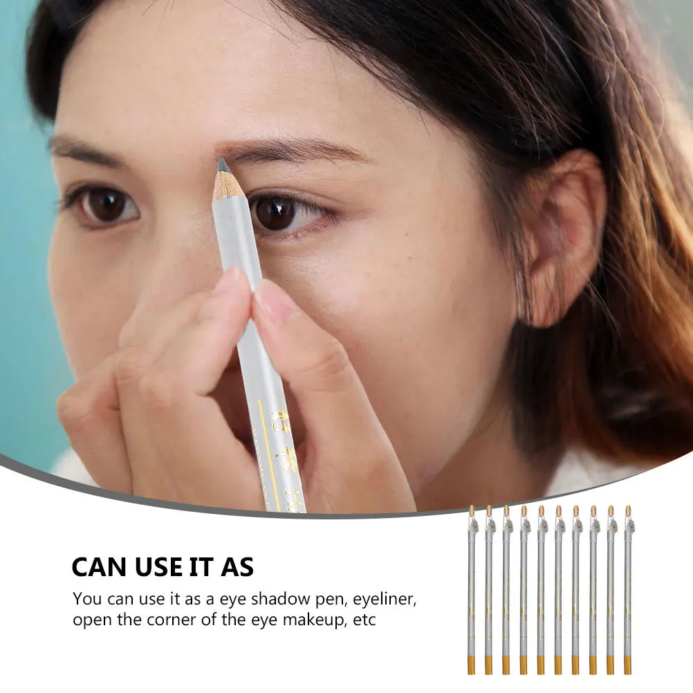 10Pcs Waterproof Eyebrow Pencil 2-in-1 Makeup Tool with Built-in Sharpener Long-Lasting Natural Finish for Travel Daily Use
10Pcs Waterproof Eyebrow Pencil 2-in-1 Makeup Tool with Built-in Sharpener Long-Lasting Natural Finish for Travel Daily Use