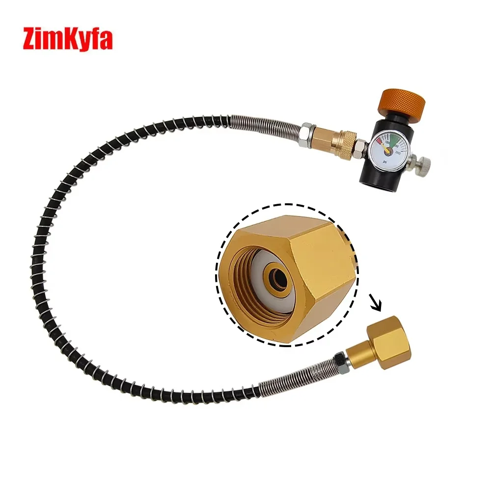 Soda Cylinder Bottle Hose Adapter Kit for Sodastream to Charging Refilling CO2 From W21.8-14 Large Carbon Dioxide Tank
Soda Cylinder Bottle Hose Adapter Kit for Sodastream to Charging Refilling CO2 From W21.8-14 Large Carbon Dioxide Tank