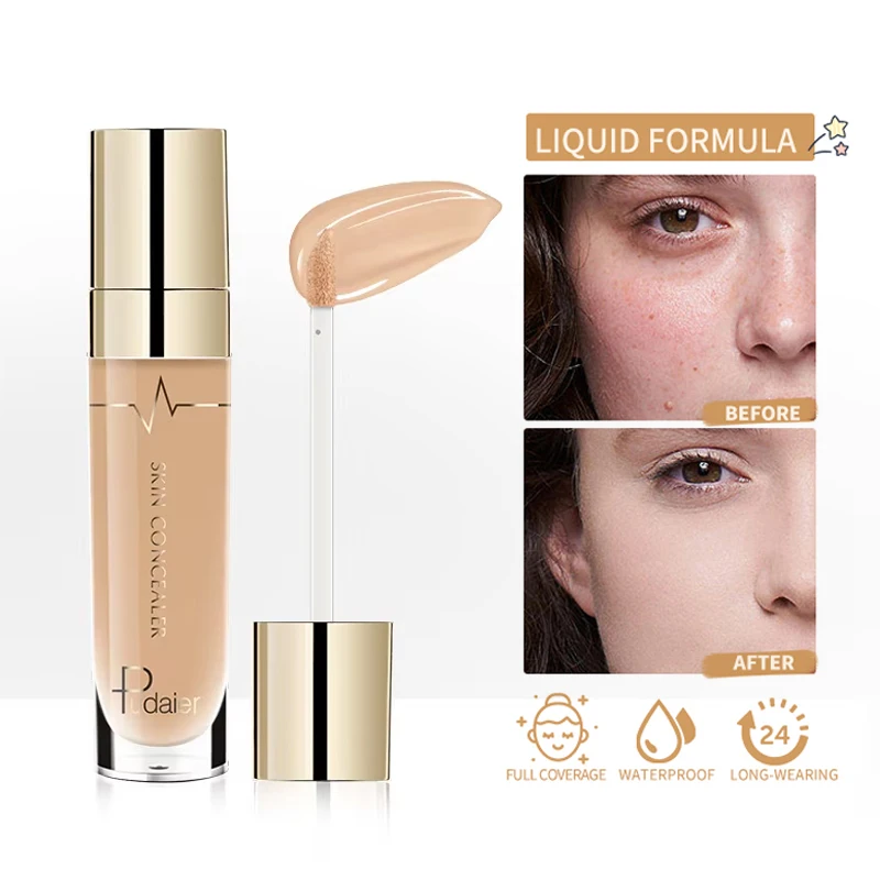 Жидкий консилер для лица, водостойкий тональный крем с контролем жирности, длительный увлажняющий консилер для макияжа с полным покрытием. 
Жидкий консилер для лица, водостойкий тональный крем с контролем жирности, длительный увлажняющий консилер для макияжа с полным покрытием.